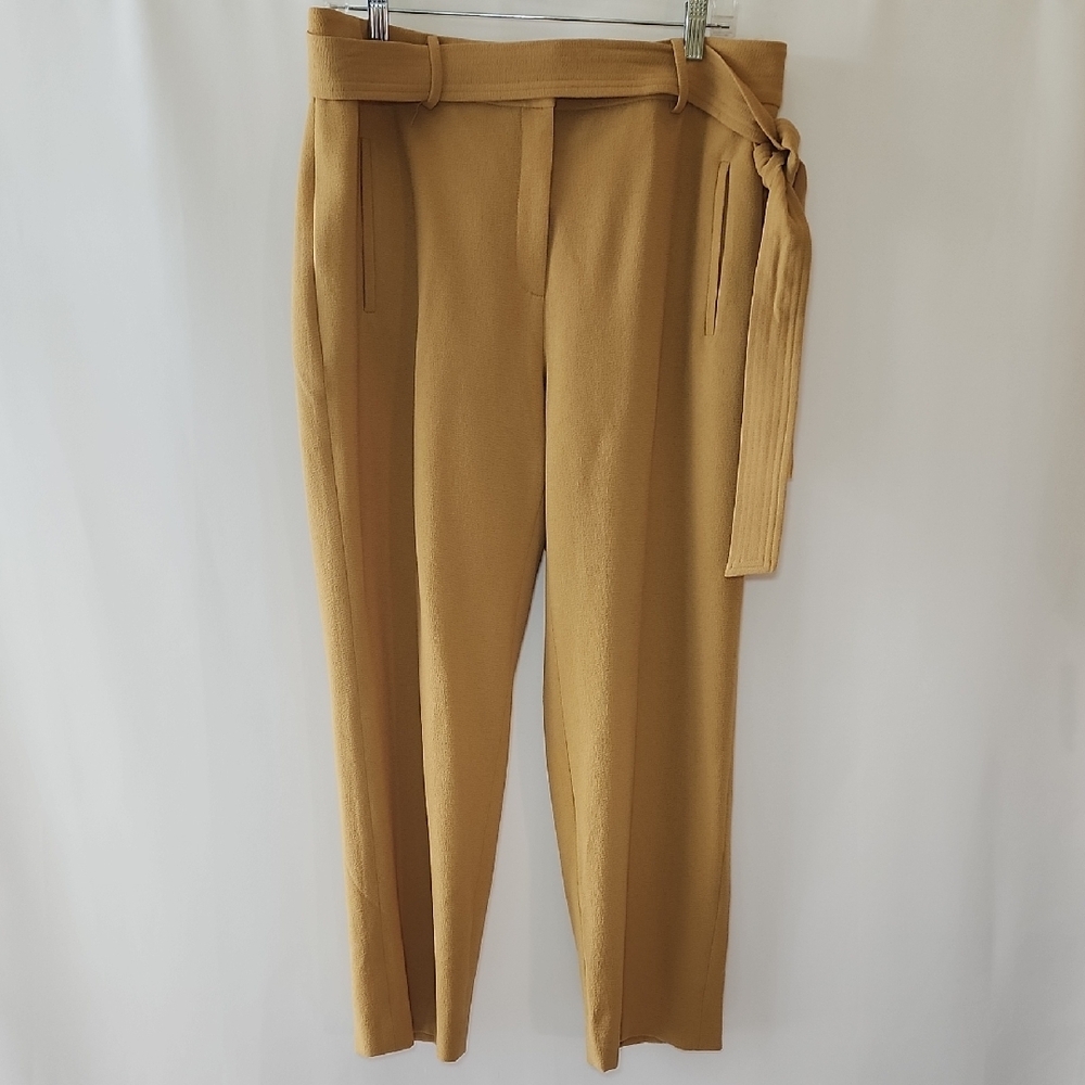 BAR III | Mustard Yellow Tie Waisted Suit  Trousers - Picture 1 of 6